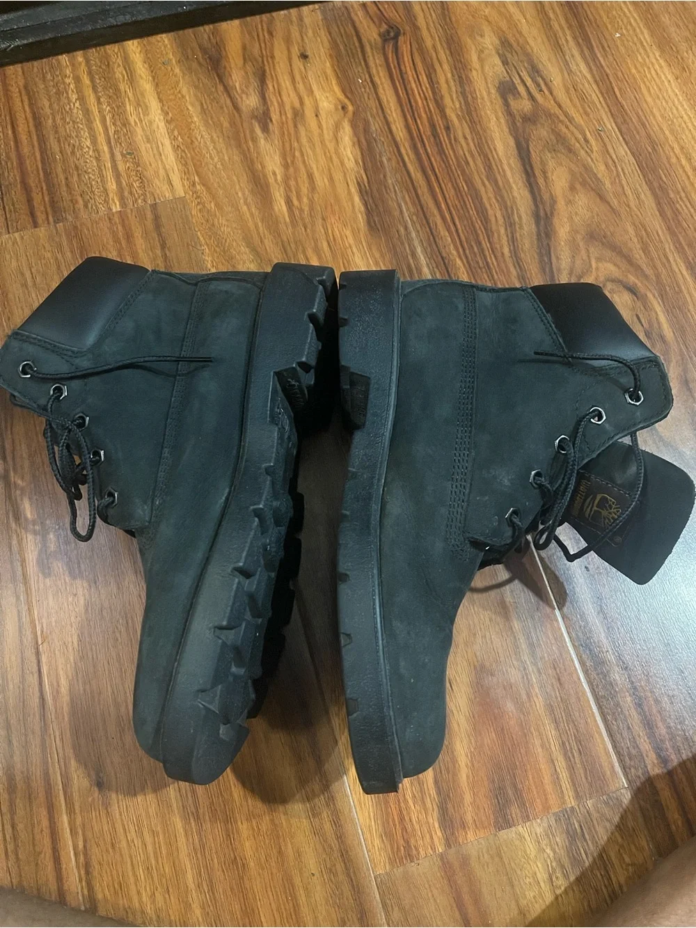 Timberland youth 4.5 Black Waterproof Men's Lace-Up Boots